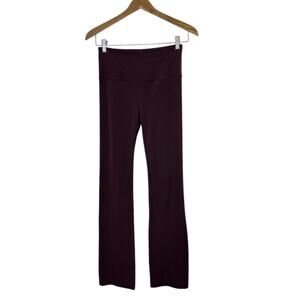 Athleta Maroon Elation Straight Leg Pants Women's Size Small